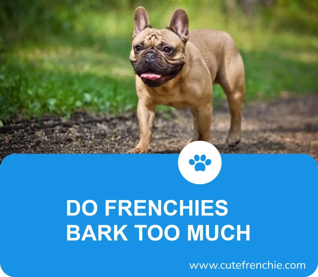 Poster of french bulldog barking